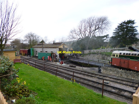 Photo 6"x4" Swanage, engine shed Swanage c2012