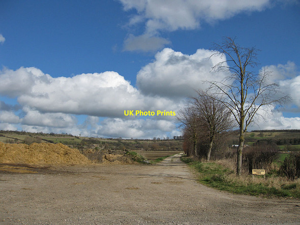 Photo 6"x4" Track to Crosscliffe Farm Scagglethorpe c2012