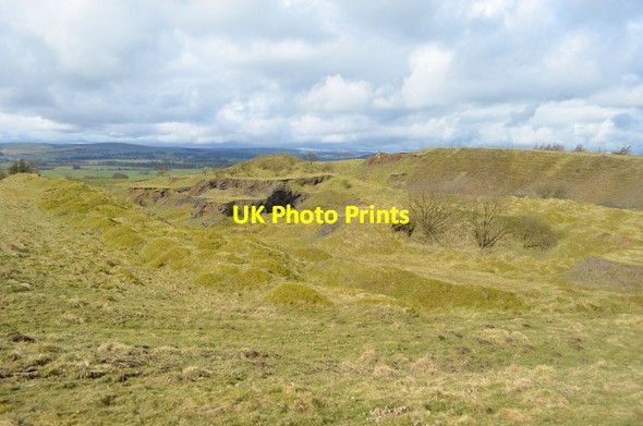 Photo 6"x4" Calton Hill Quarry Blackwell\/SK1272 c2012