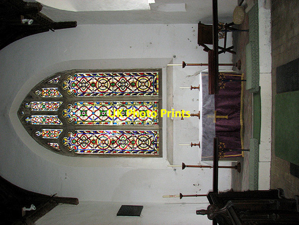 Photo 6"x4" St Peter's church in Weston - the altar Weston\/TM4287 c2012