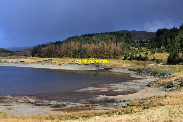 Photo 6"x4" Inlet on Nant-y-moch reservoir Bwlchystyllen c2012