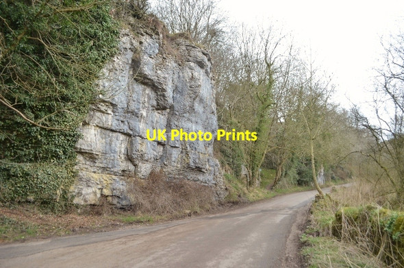 Photo 6"x4" Dipping Limestone Litton Mill c2012