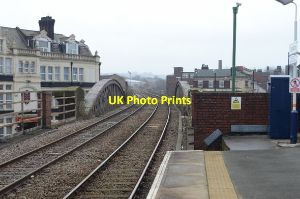 Photo 6"x4" Longton Railway Line Longton\/SJ9043 c2012