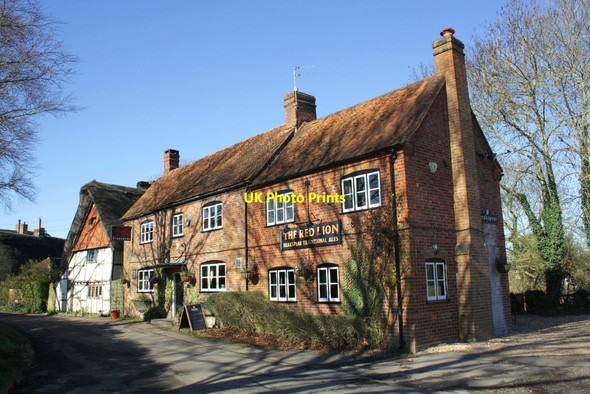 Photo 6"x4" The Red Lion, Chapel Lane Blewbury c2012