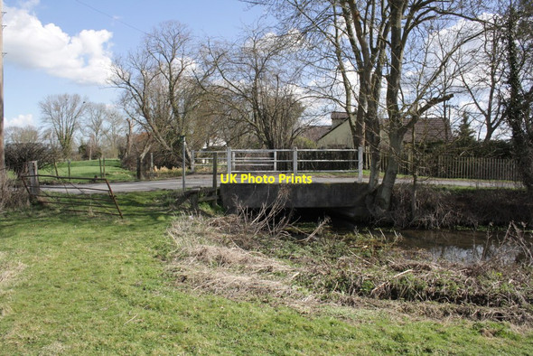 Photo 6"x4" Bridge for B4016 over Mill Brook Didcot c2012