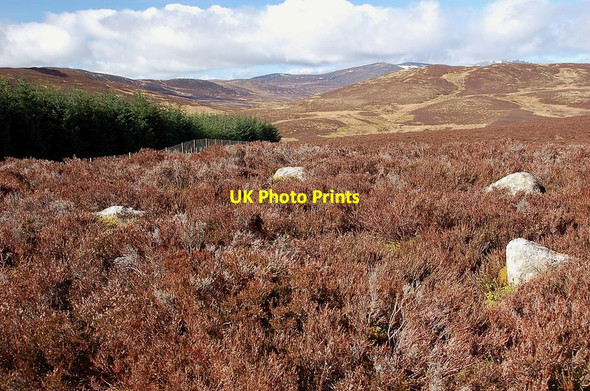 Photo 6"x4" Stone circle at Faire na Paitig Dirnanean c2012