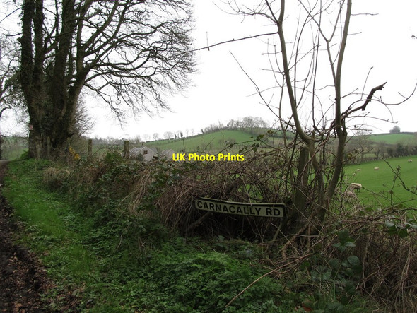 Photo 6"x4" Drumlins south of Carnacally Road Jerrettspass c2012