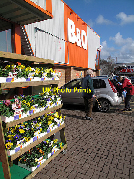 Photo 6"x4" The B&Q Store at Galashiels Galashiels c2012