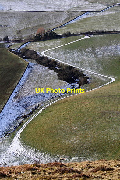 Photo 6"x4" Farmland at Coopers Knowes Galashiels c2012