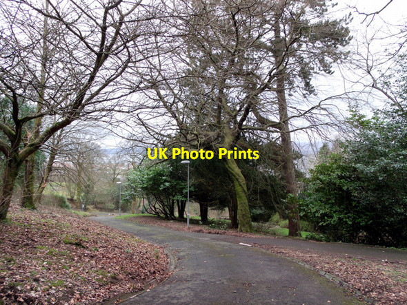 Photo 6"x4" Road in Birkmyre Park Port Glasgow c2012 P1
