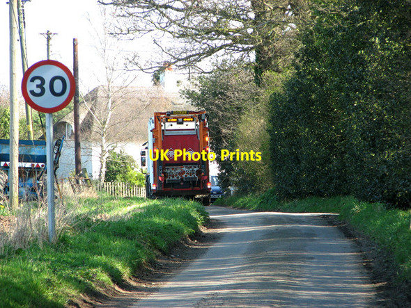 Photo 6"x4" Bin day in Catfield Catfield c2012