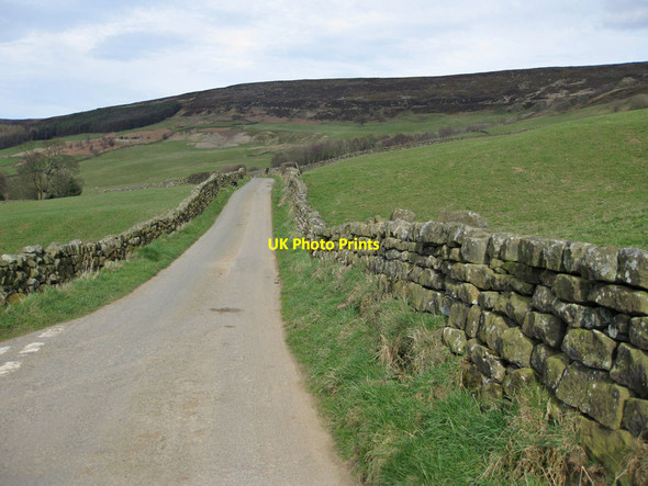 Photo 6"x4" Lane in Farndale Church Houses c2012