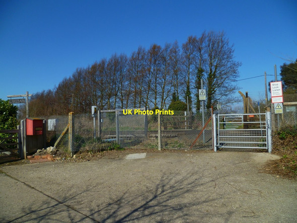 Photo 6"x4" Level crossing on Maypole Lane Barnham\/SU9604 c2012
