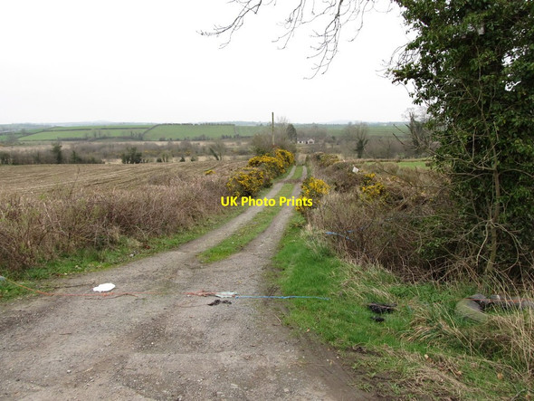 Photo 6"x4" Access lane leading east from the Carnacally Road Jerrettspass c2012