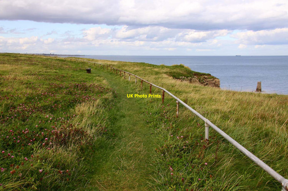 Photo 6"x4" Footpath along the cliff at Lizard Point Marsden\/NZ3964 c2011