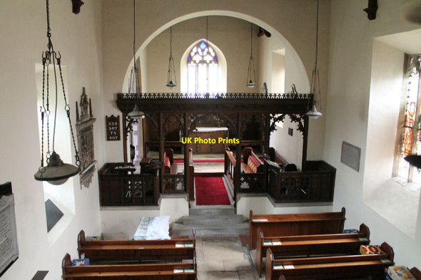 Photo 6"x4" Interior, St Vincent's church, Burton Burton-by-Lincoln c2012
