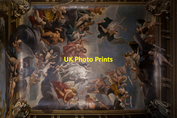 Photo 6"x4" Murals, Holbein Hall, Reigate Priory Reigate c2012 P1