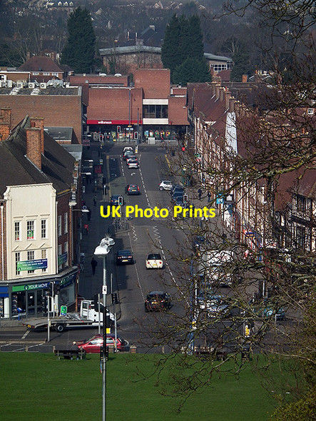 Photo 6"x4" Hermitage Road, Hitchin, viewed from Windmill Hill Hitchin c2012