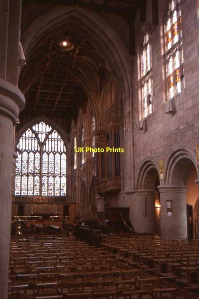 Photo 6"x4" Great Malvern Priory Great Malvern c1997