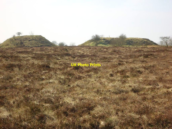 Photo 6"x4" Blackridge Colliery, bings Salsburgh c2012