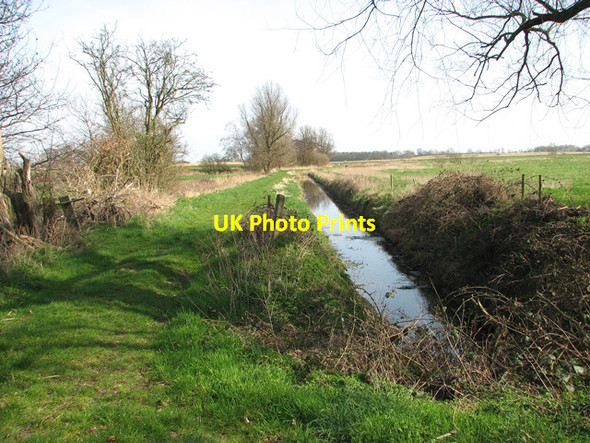 Photo 6"x4" Drainage ditch south of the River Ant, How Hill Irstead Street c2012