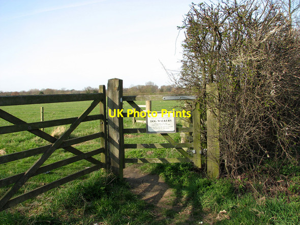 Photo 6"x4" Gate into dog-walking area, Catfield Catfield c2012