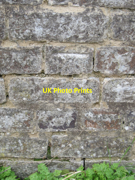 Photo 6"x4" Bench mark on Tilstone Bank canal bridge Tilstone Bank c2012