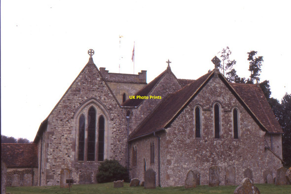 Photo 6"x4" Selborne church, east end Selborne c1997