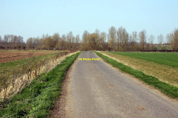 Photo 6"x4" The road to Garford Garford c2012