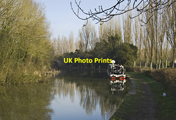 Photo 6"x4" Grand Union Canal near Woolstone Milton Keynes c2012