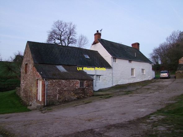 Photo 6"x4" Farm House (Rear) Lower Pentre-Gwyddel Croes-Hywel c2012