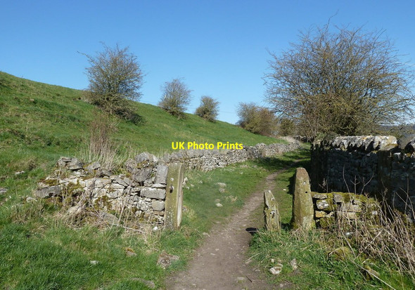 Photo 6"x4" Footpath to Bakewell Bakewell c2012
