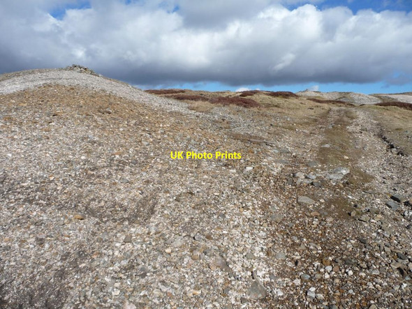 Photo 6"x4" Rocky ground, cloudy sky Whaw c2012