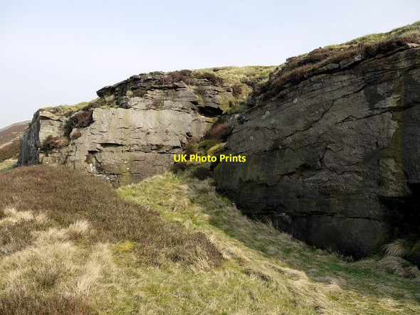 Photo 6"x4" Roman Quarry, Barcombe Hill Birkshaw\/NY7765 c2012