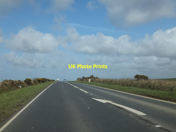 Photo 6"x4" A39 and a much older milestone Cannalidgey c2012