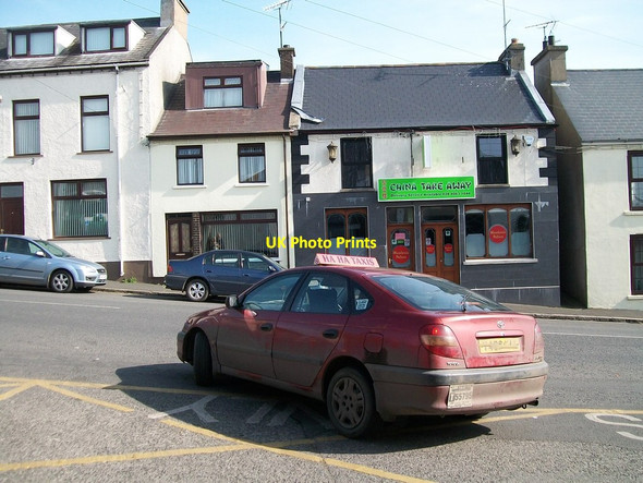 Photo 6"x4" A Ha Ha Taxi at Rathfriland Bus Station Rathfriland c2012
