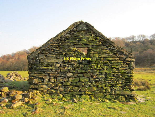 Photo 6"x4" Disused Farm Building Capel Curig c2012