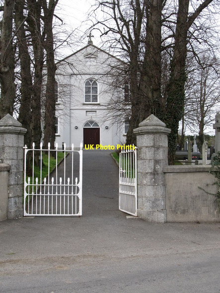 Photo 6"x4" The main gate of St Colman's Catholic Church, Shinn Milltown\/J1436 c2012