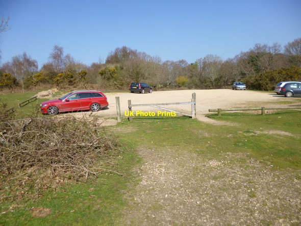 Photo 6"x4" Gorley Common, gate North Gorley c2012