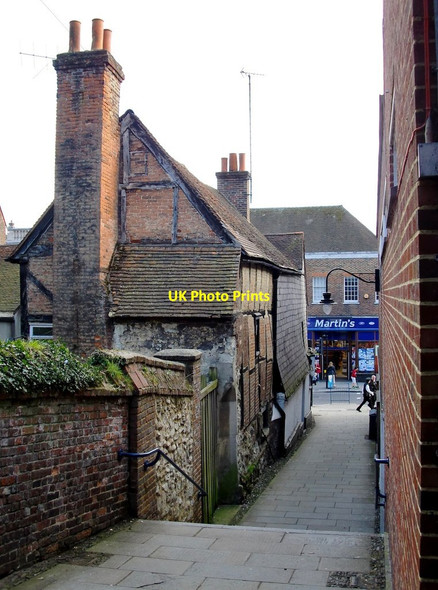 Photo 6"x4" Timber-framed building, Reigate High Street Reigate c2012