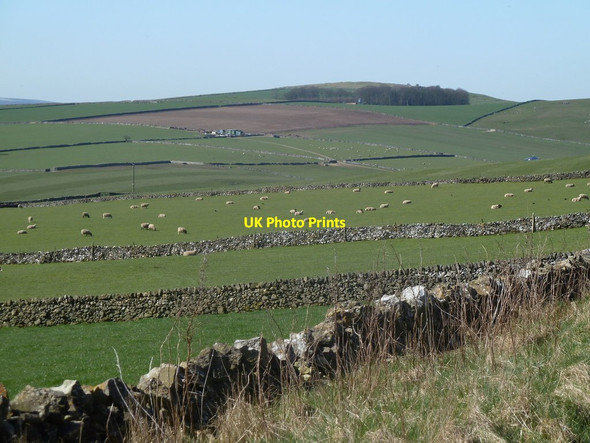 Photo 6"x4" Grazing land by the High Peak Trail Heathcote\/SK1460 c2012