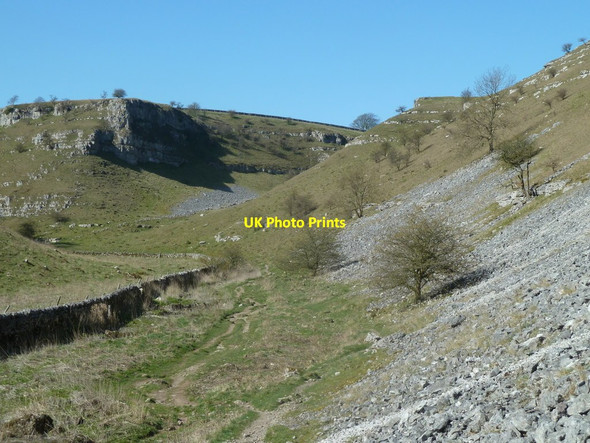 Photo 6"x4" Lathkill Dale scene Monyash c2012