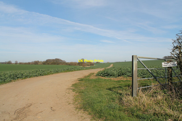 Photo 6"x4" Track towards Oak Holt Keisby c2012