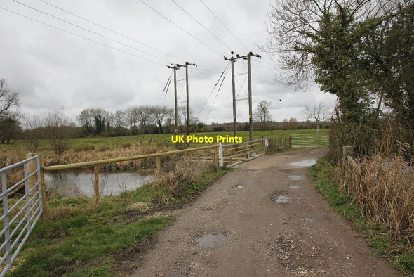 Photo 6"x4" Bridge on a bend Bossington\/SU3331 c2012