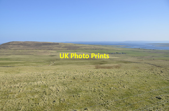 Photo 6"x4" View across Faraclett Head Sourin c2012
