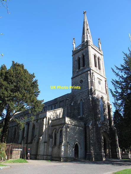 Photo 6"x4" All Saints church, Upper Norwood: west end Penge c2012