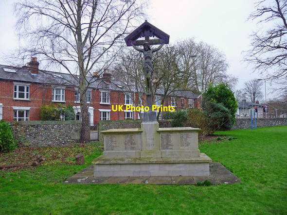 Photo 6"x4" Winchester - War Memorial Winchester c2012