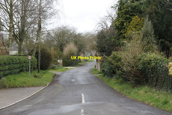 Photo 6"x4" Church Lane Houghton\/SU3432 c2012
