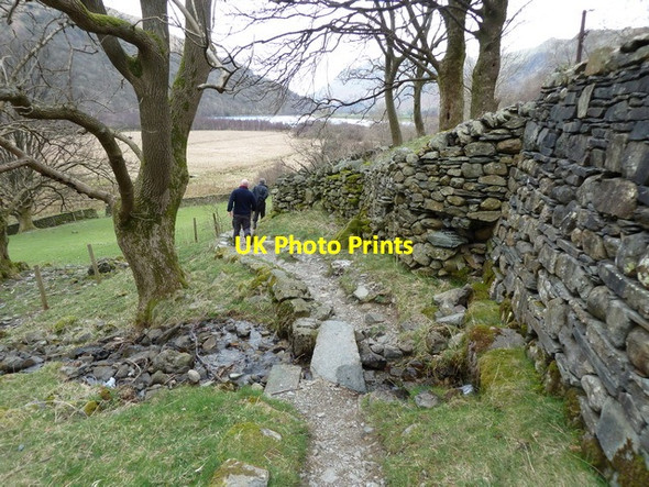 Photo 6"x4" Permissive path to Brothers Water west side of A592 Hartsop c2012