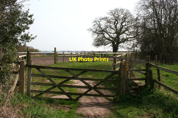 Photo 6"x4" Paddocks near the Broomhall Riding School Broomhall\/SJ6247 c2010